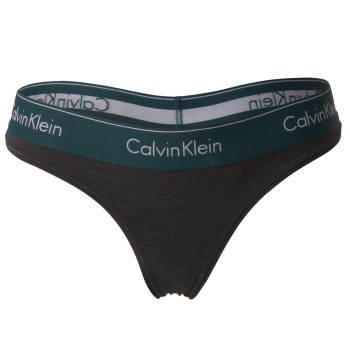 Calvin Klein Trusser Modern Cotton Thong Mørkgrå  Small Dame