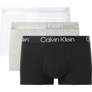 Calvin Klein 3P Modern Structure Recycled Trunk Hvid/Sort Medium Herre