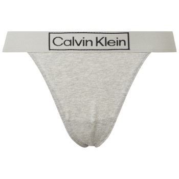 Calvin Klein Trusser Reimagined Heritage High Leg Thong Grå Medium Dame