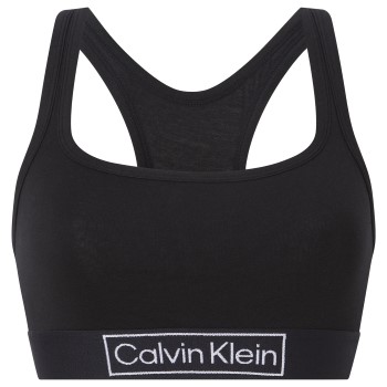 Calvin Klein Bh Reimagined Heritage Unlined Bralette Sort Medium Dame