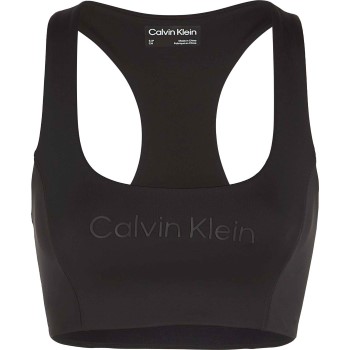 Calvin Klein Bh Sport Medium Support Sports Bra Sort Large Dame