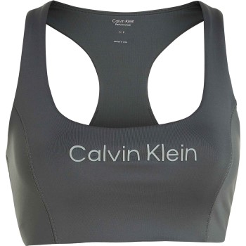 Calvin Klein Bh Sport Medium Support Sports Bra Grå Medium Dame