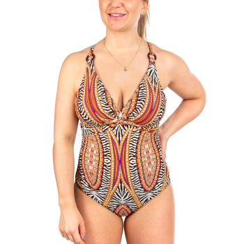 Missya Lucca Swimsuit Orange mønster 36 Dame