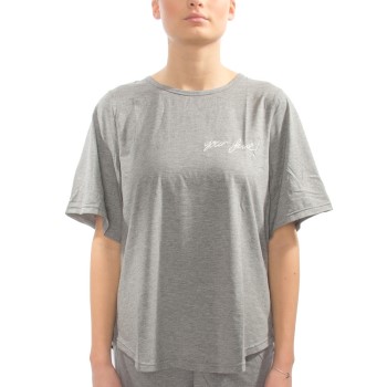 Se Missya Medina Your Fave T-shirt Grå X-Small Dame ved Timarco