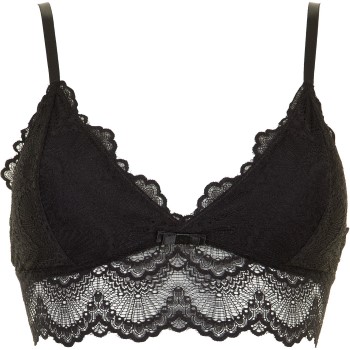 Missya Bh Tanya Bralette Sort polyamid Large Dame