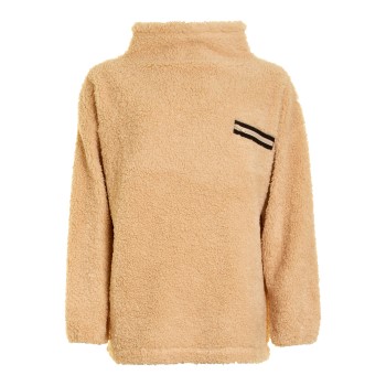 Se Missya Teddy Sweatshirt Beige polyester X-Small Dame ved Timarco