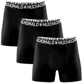 Muchachomalo 3P Cotton Stretch Basic Boxer Sort bomuld Large Herre