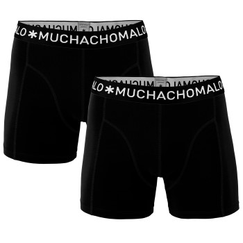 Muchachomalo 2P Cotton Stretch Basic Boxers Sort bomuld Medium Herre