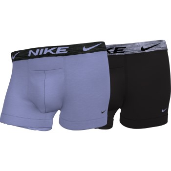 Nike 2P Dri-Fit ReLuxe Trunk Violet/Sort X-Large Herre