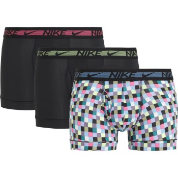 Nike 3P Dri-Fit Ultra Stretch Micro Boxer Sort mønstret polyester Small Herre