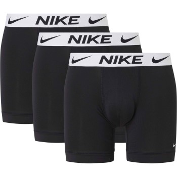 Nike 3P Everyday Essentials Micro Boxer Brief Sort/Hvid polyester Large Herre