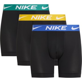 Nike 3P Everyday Essentials Micro Boxer Brief Sort/Blå polyester Medium Herre