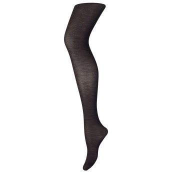 Pierre Robert Strømpebukser Thin Wool Tights Sort Str 44/48 Dame