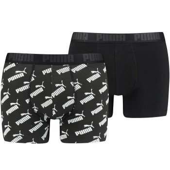 Puma 2P Everyday Aop Boxer Sort bomuld Medium Herre