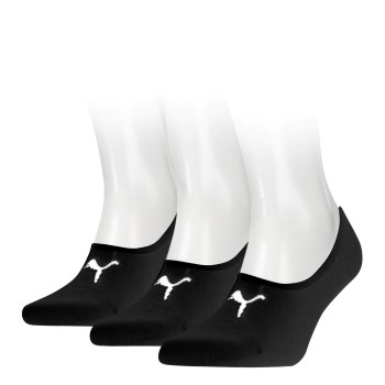 Puma Strømper 3P Footie Socks Sort Str 43/46