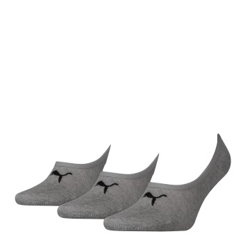 Puma Strømper 3P Footie Socks Grå Str 43/46