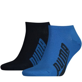 Puma Strømper 2P Lifestyle Sneaker Sock Sort/Blå Str 35/38