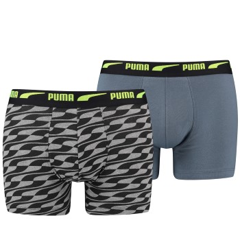 Puma 2P Men Formstrip Boxer Blå bomuld X-Large Herre