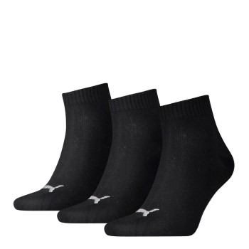 Puma Strømper 3P Quarter Socks Sort Str 43/46