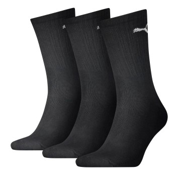 Puma Strømper 3P Sport Crew Socks Sort Str 39/42