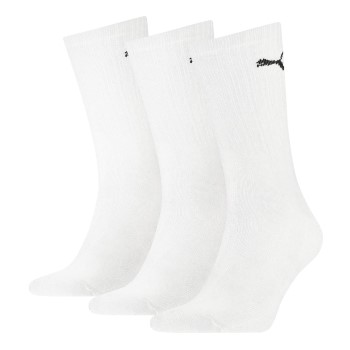 Puma Strømper 3P Sport Crew Socks Hvid Str 43/46