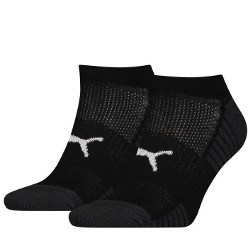 Puma Strømper 2P Sport Cushioned Sneaker Socks Sort Str 43/46