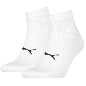 Puma Strømper 2P Sport Light Quarter Socks Hvid Str 43/46