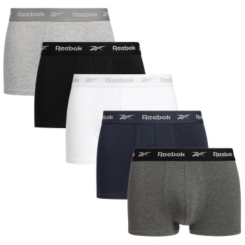 Reebok 5P Boyes Trunk Marineblå/Grå bomuld X-Large Herre