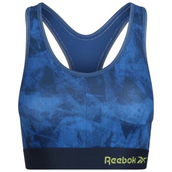 Reebok Bh Gail Sports Crop Top Blå polyester Medium Dame