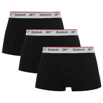 Reebok 3P Ovett Trunk Sort bomuld Large Herre