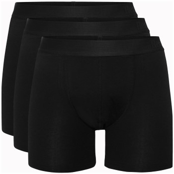 Resteröds 3P Bamboo Boxer Long leg Sort Large Herre