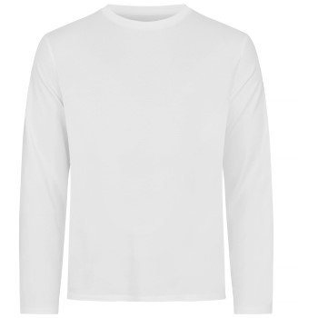 Se Resteröds Bamboo Long Sleeve Shirt Hvid XX-Large Herre ved Timarco