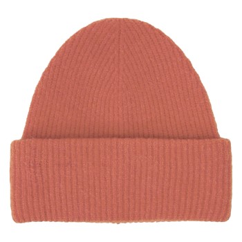 Resteröds Chunky Beanie Rustorange merinould One Size