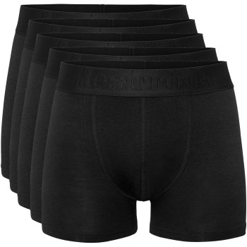 Resteröds 5P Organic Cotton Boxer Sort økologisk bomuld Large Herre