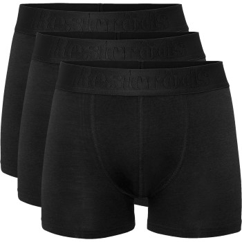 Resteröds 3P Organic Cotton Boxer Regular Leg Sort økologisk bomuld X-Large Herre