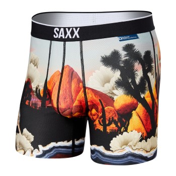 SAXX Volt Boxers Brief Rød/Sort polyester Small Herre