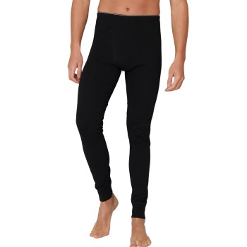 Schiesser 95-5 Organic Cotton Long Johns Sort økologisk bomuld Large Herre