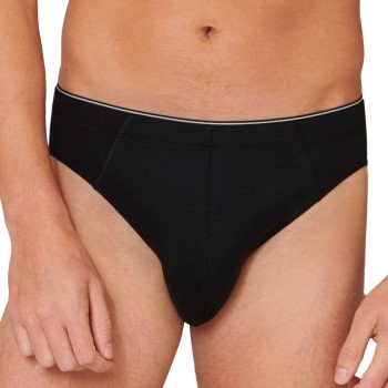 Schiesser 95-5 Organic Cotton Mini Brief Sort økologisk bomuld Small Herre