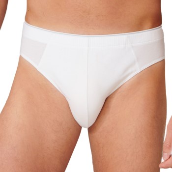 Schiesser 95-5 Organic Cotton Mini Brief Hvid økologisk bomuld Medium Herre