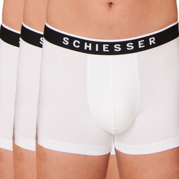 Schiesser 3P 95-5 Organic Cotton Rio Boxer Hvid Medium Herre