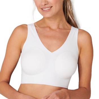 Schiesser Bh Invisible Soft Bralette Hvid 38 Dame