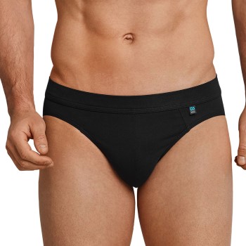 Schiesser Long Life Cotton Rio Brief Sort bomuld Small Herre