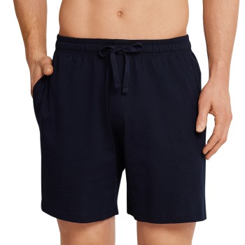 Se Schiesser Mix and Relax Jersey Long Boxer 3XL-5XL Mørkblå bomuld 3XL Herre ved Timarco