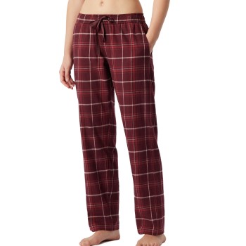 Se Schiesser Mix And Relax Lounge Pants Flannel Rød 40 Dame ved Timarco