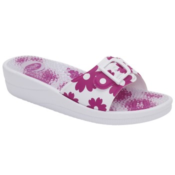 Scholl New Massage Printed Women Rosa Mønster  not spec Str 39 Dame