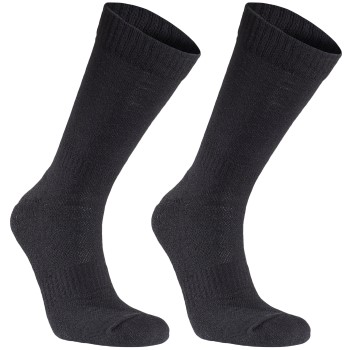 Seger Strømper 2P Basic Wool Sock Sort Str 43/46