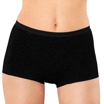 Sloggi Trusser Basic Short Sort bomuld 40 Dame