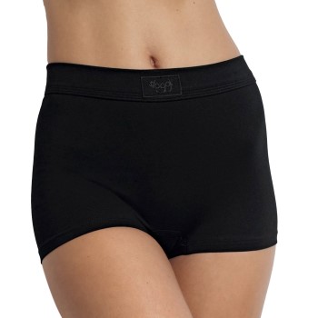 Sloggi Trusser Double Comfort Shorts Sort bomuld 40 Dame