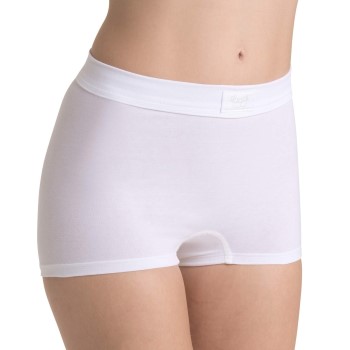 Sloggi Trusser Double Comfort Shorts Hvid bomuld 40 Dame