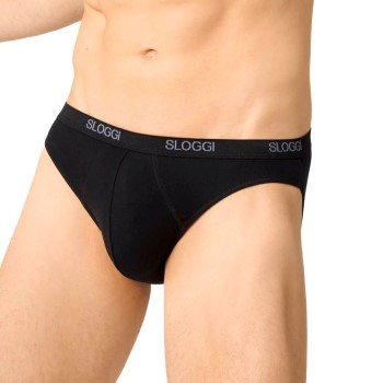 Sloggi For Men Basic Mini Sort bomuld Small Herre